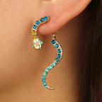 Slange Øredobber for Kvinner