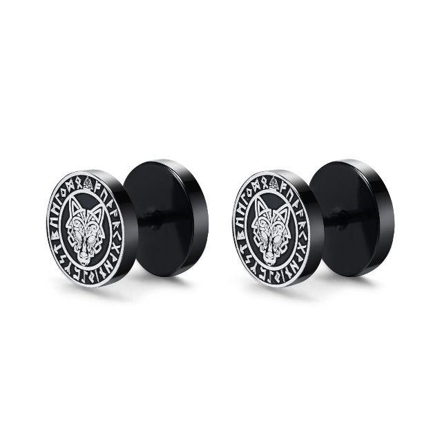 Boucles d'Oreilles Viking pour Homme