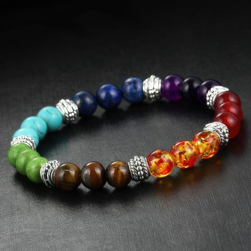 7 Chakra Lykke Armbånd 