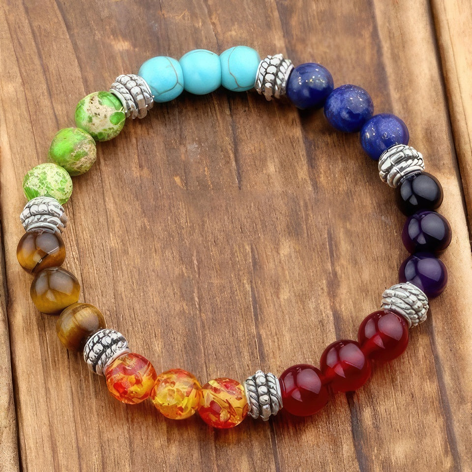 7 Chakra Lykke Armbånd 