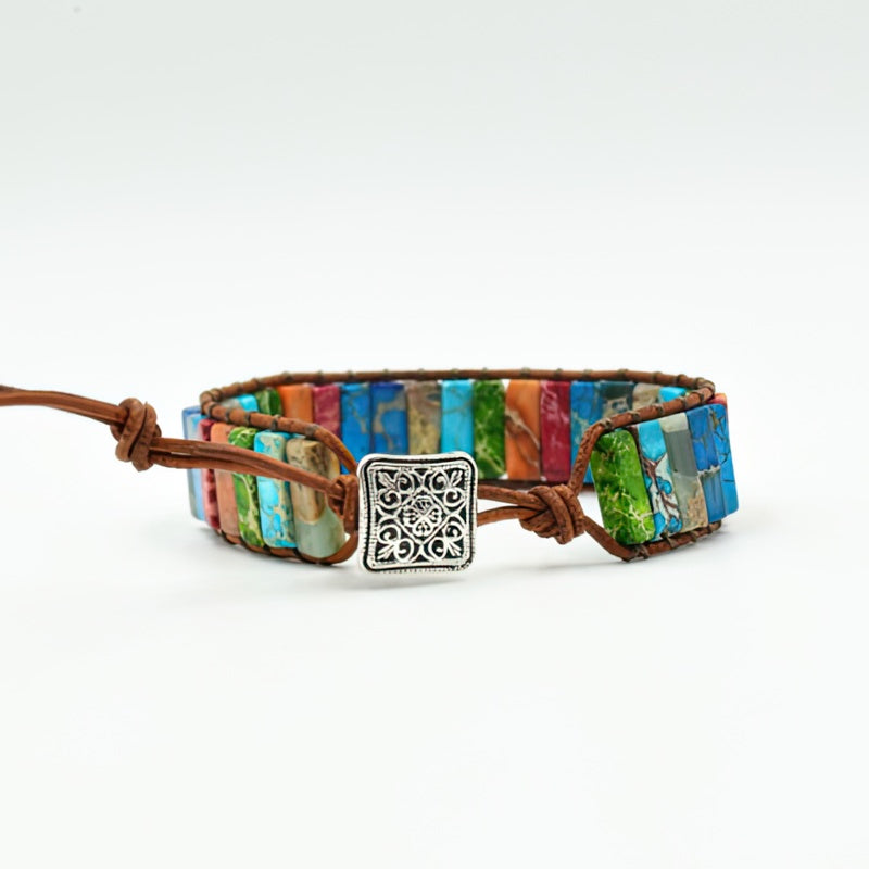 7 Chakras Armbånd Ægte Sten 