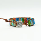 7 Chakras Armbånd Ægte Sten 