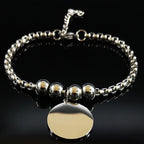 Stålarmbånd Pentagram Trolldom Wiccan Gourmetlenke