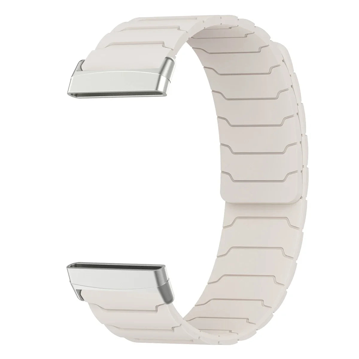 Magnetisk urrem til Fitbit Versa 3, Versa 4, Sense 1 og Sense 2 hvid