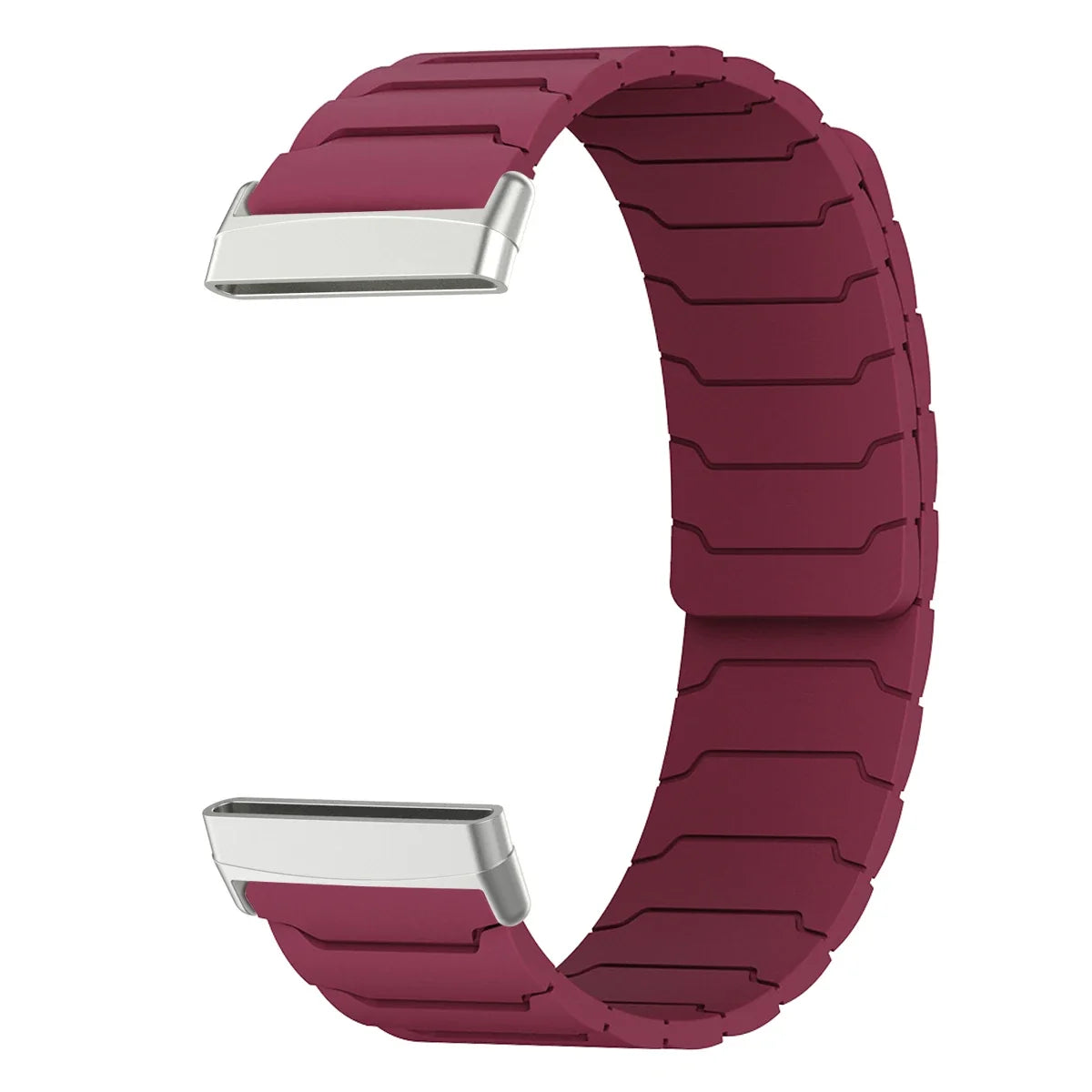 Magnetisk urrem til Fitbit Versa 3, Versa 4, Sense 1 og Sense 2 bordeaux