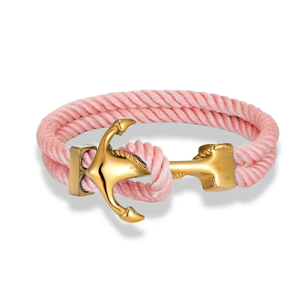 Rosa ankararmband för män