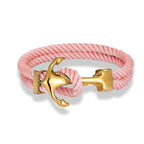 Rosa ankararmband för män