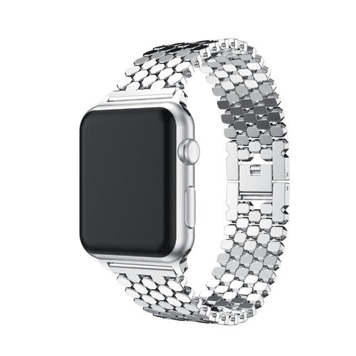 Luksus Apple Watch-armbånd i sølv