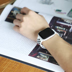 Apple Watch Sportarmbånd hvid