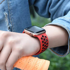 Apple Watch Sportarmbånd rød