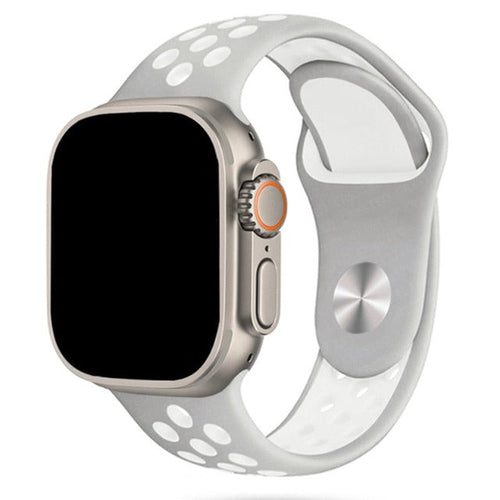 Apple Watch Sportarmbånd hvit