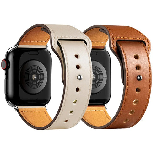 Apple Watch rem i læder