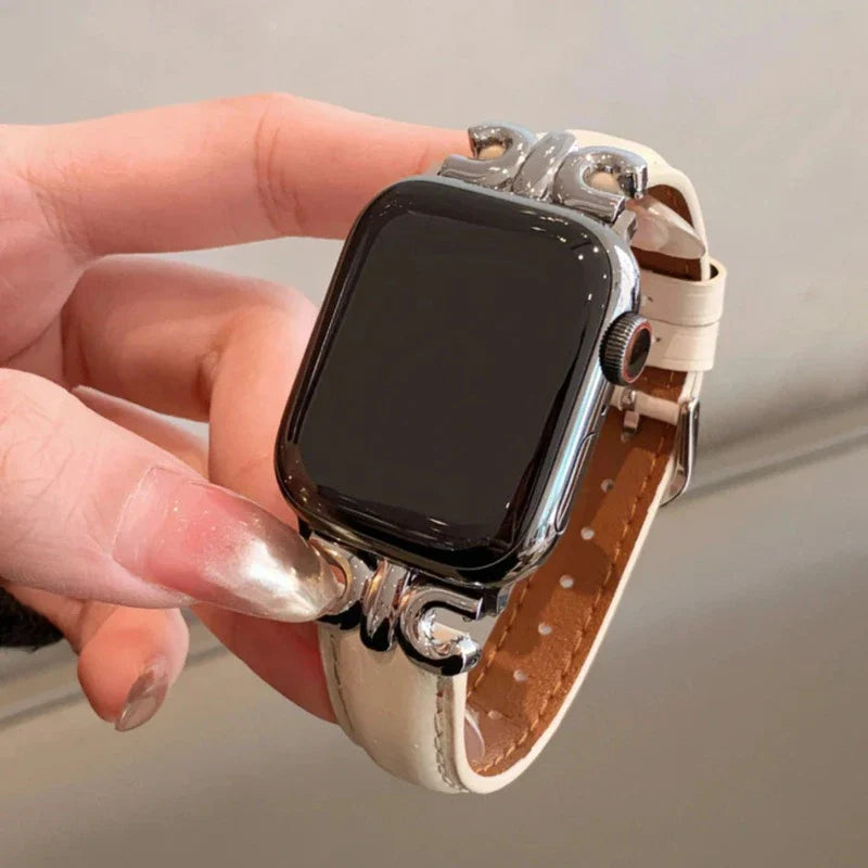 Apple Watch-lærarmbånd for kvinner