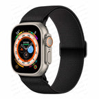 Apple Watch-Rem i vevd nylon svart