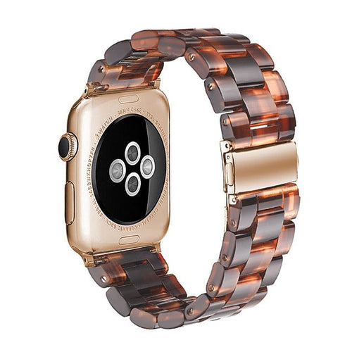 Apple Watch-armbånd i honningfarvet harpiks