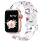 Apple Watch armbånd til kvinder med blomsterprint