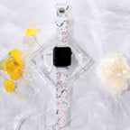 Apple Watch armbånd til kvinder med blomsterprint