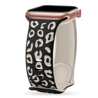 Apple Watch-urrem Leopard beige svart