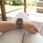 Apple Watch-armbånd med naturlig sten 