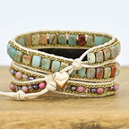 Apple Watch-armbånd med naturlig sten