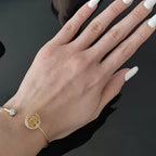 Livets tre-armbånd Gull - Sølv - Kobber 