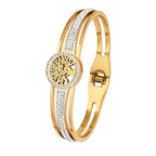 Armbånd med Livets tre og gullkrystall