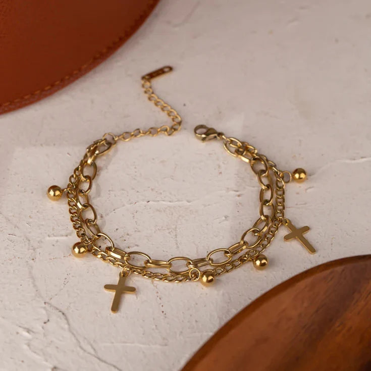 Bracelet avec Croix Chrétienne