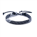 Armbånd med arabisk keffiye-mønster for menn eller kvinner svart