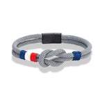 Armband med grå repknut