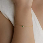 Bracelet avec Pierre de Naissance Colorée