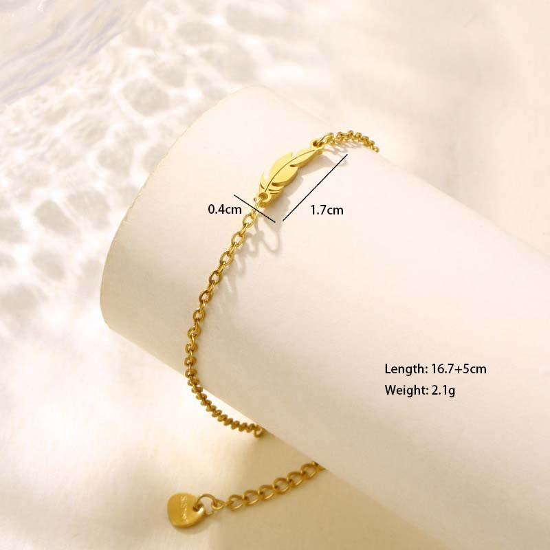 Náramek s peřím pro ženy