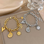 Náramek se Sluncem a Mušlemi pro muže nebo ženy