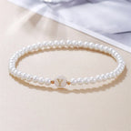 Hvidt armbånd med initial y