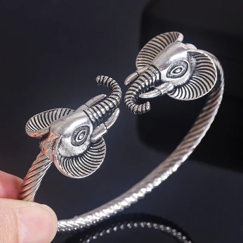 Bracelet Bouddhiste avec Eléphants pour Femme