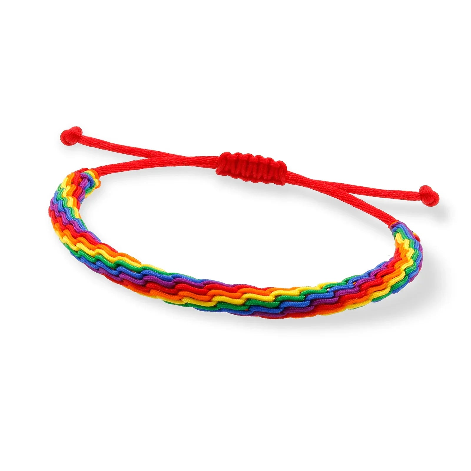 Flerfärgat brasilianskt armband för dam röd