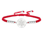 Farget armbånd Metatrons kube rød