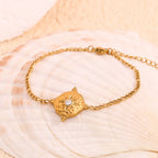 Kompasarmbånd til kvinder med vindrose