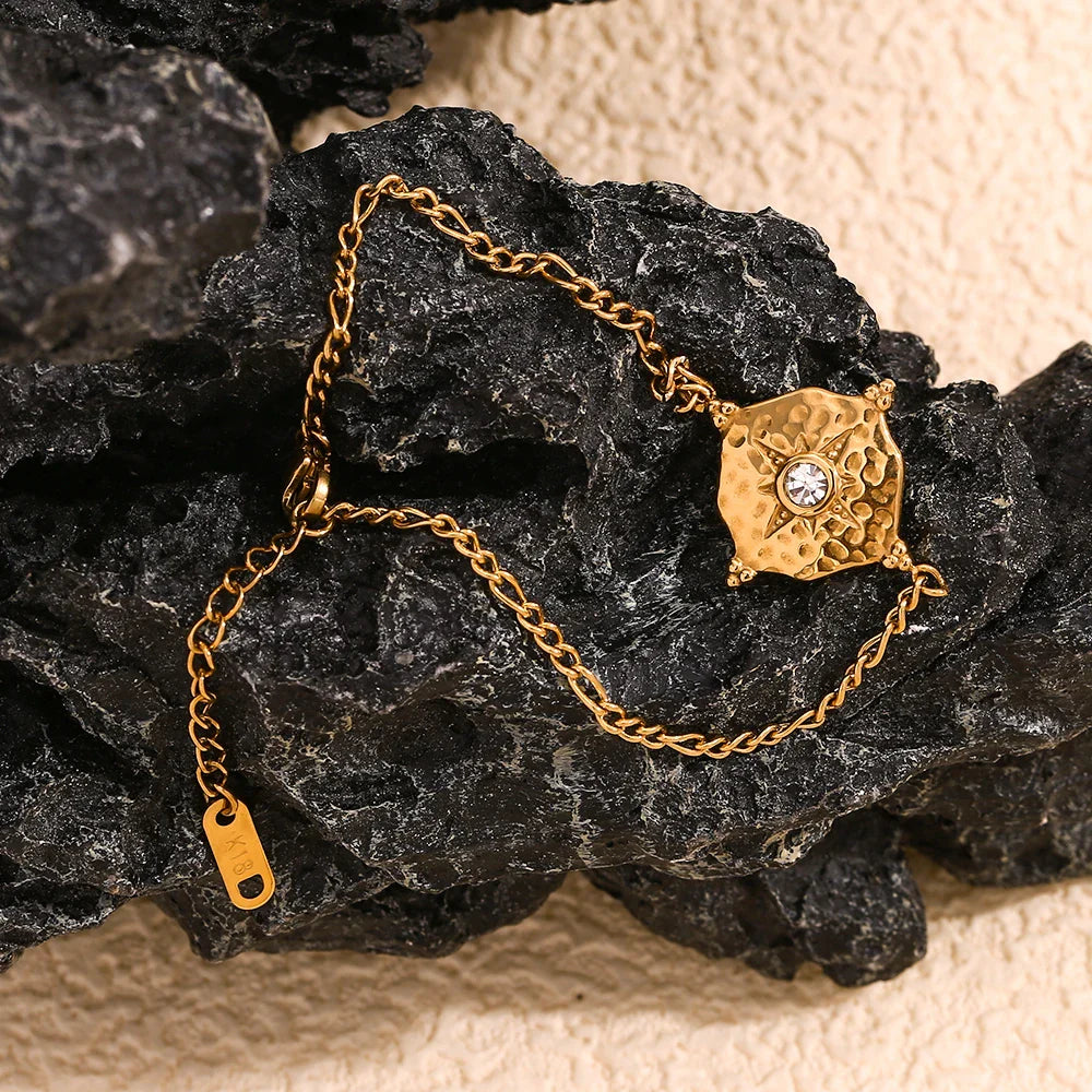 Kompasarmbånd til kvinder med vindrose