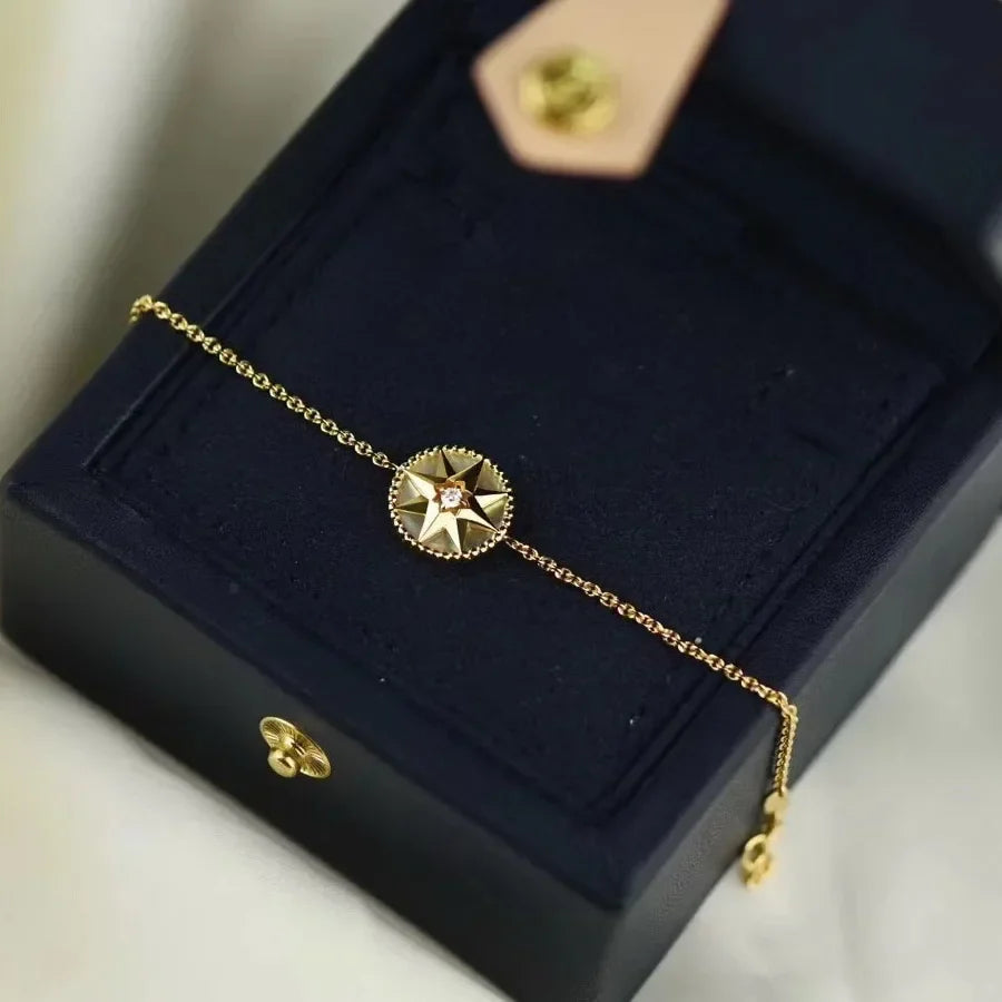 Kompasarmbånd Gourmette Kompas Vindrose