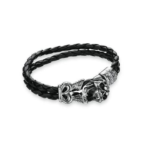 Bracelet Cordon Tête de Mort