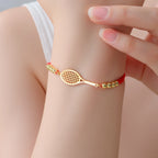 Kort tennisarmbånd 