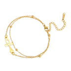 Armbånd Ankh Kors Egypten guld 2