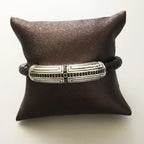 Rustikt Læderarmbånd med Kors - Exception®