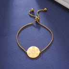 Náramek Ochranný Metatronův krychle zlatý