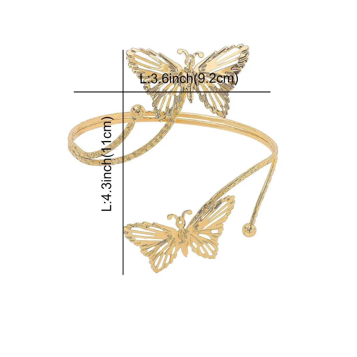 Elegantní náramek na paži - šperk na biceps a ozdoba horní části paže s řetízkem pro ženy