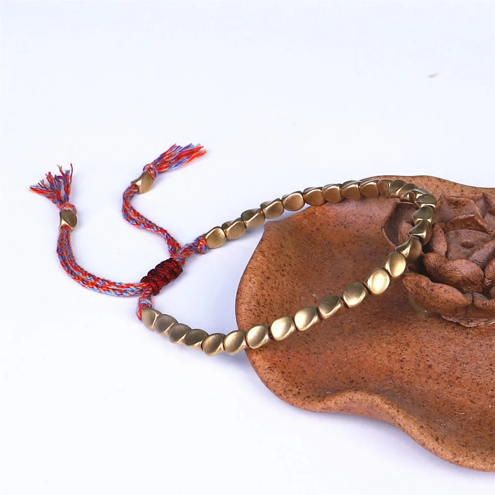 Tibetansk Heldarmbånd i Kobber 