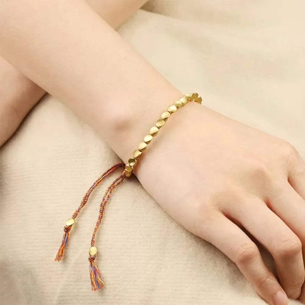 Tibetský měděný náramek štěstí