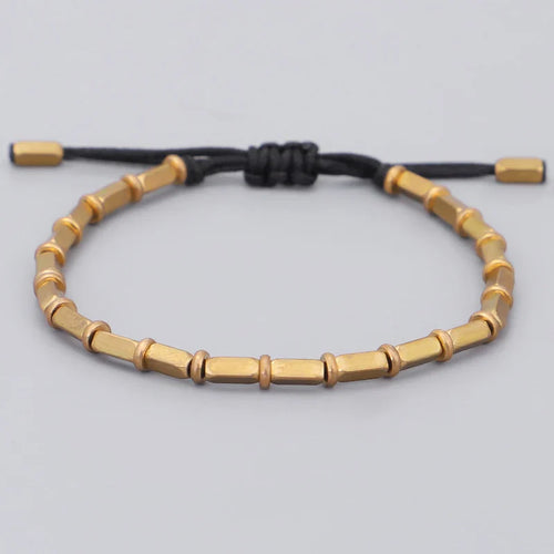 Vintage tibetansk buddhistisk armbånd i svart