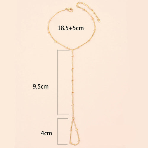 Náramek na ruku, šperk, řetízek, dámský na ruku a prst