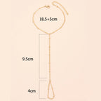 Armbånd til kvinder Kvindesmykke Kæde til hånd og finger